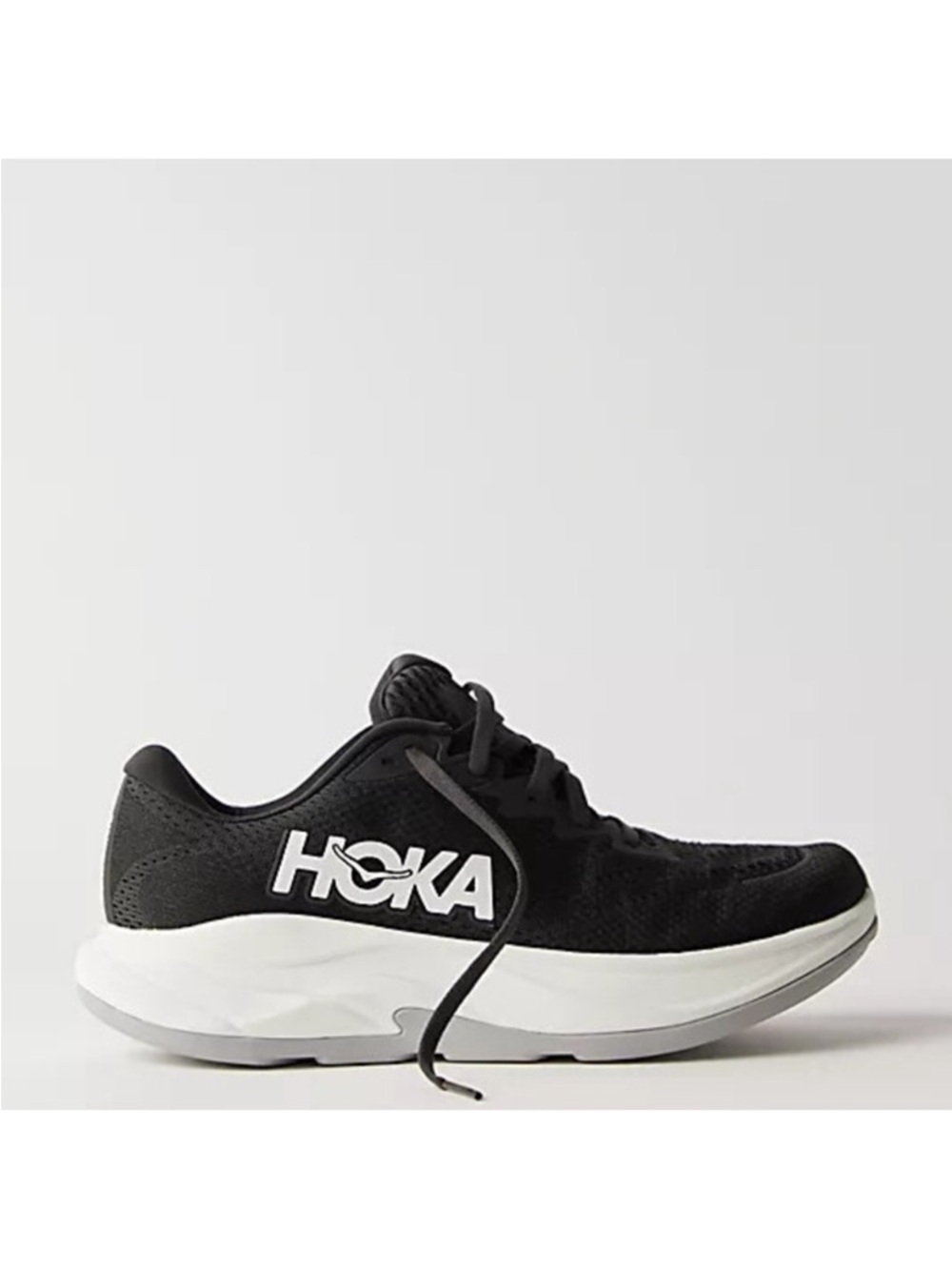 Hoka Women's Rincon 4 Black and White Running Shoes NEW 9B